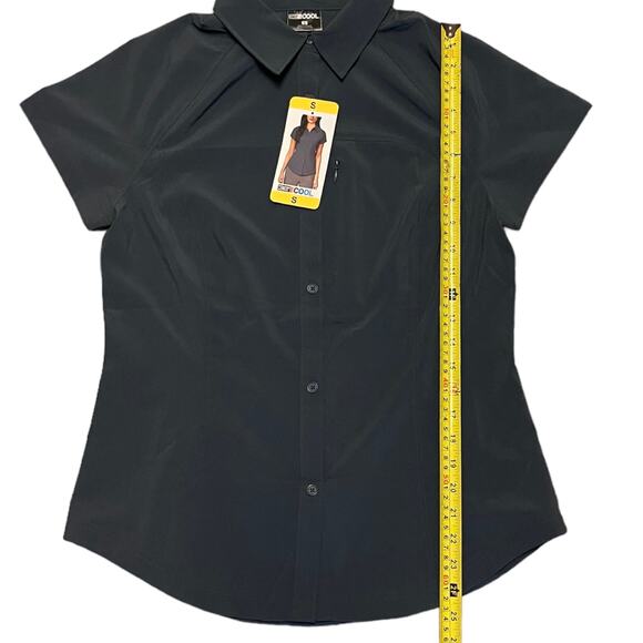 32 Degrees Cool Outdoor Performance Button Front Shirt Small - Picture 4 of 4
